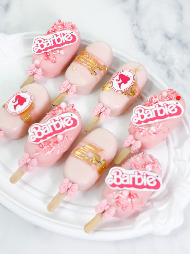 Barbie Cake Popsicles (Box of 8) • Barbie Cakes, Cake Popsicle
