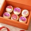 low in sugar national day best cupcakes delivery in singapore sg61 orchid flower