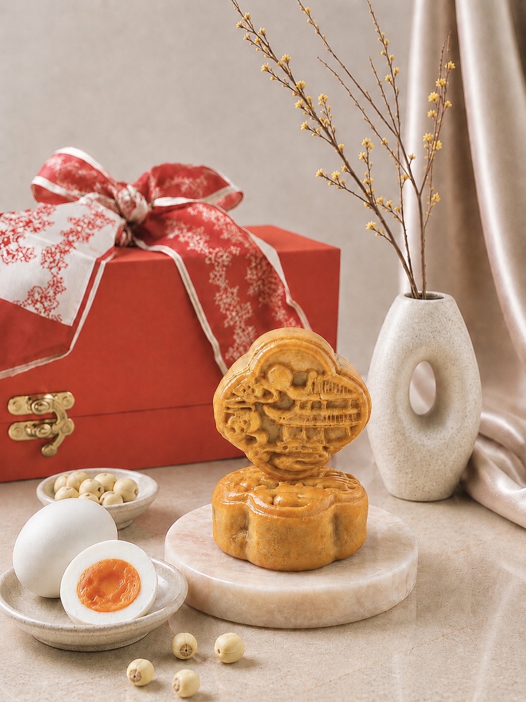 Best lava salted egg white lotus mooncakes in singapore low in sugar perfect for gifting and delivery
